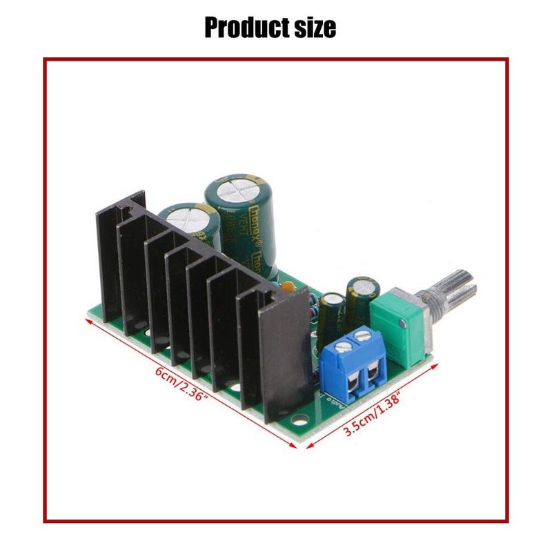 Comimark 1Pcs TDA2050 Mono Audio Power Amplifier Board Module DC/AC 12-24V 5W-120W 1-Channel - Image 2
